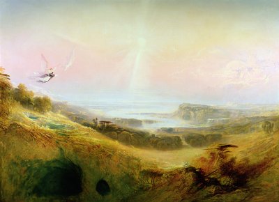 La Ciudad Celestial y el Río de la Felicidad, 1841 de John Martin